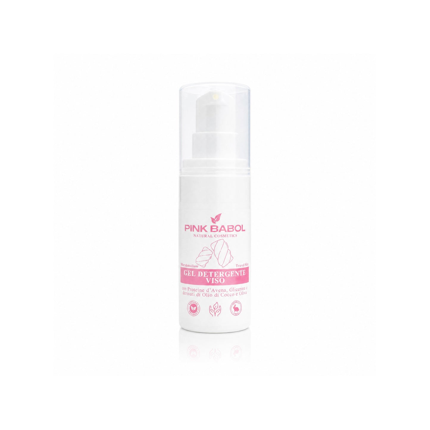 KIT Mini Size/Travel Size Skincare - Crema viso giorno, Crema viso notte, Tonico viso, Scrub viso, Gel Detergente Viso, Struccante Viso-Pink Babol