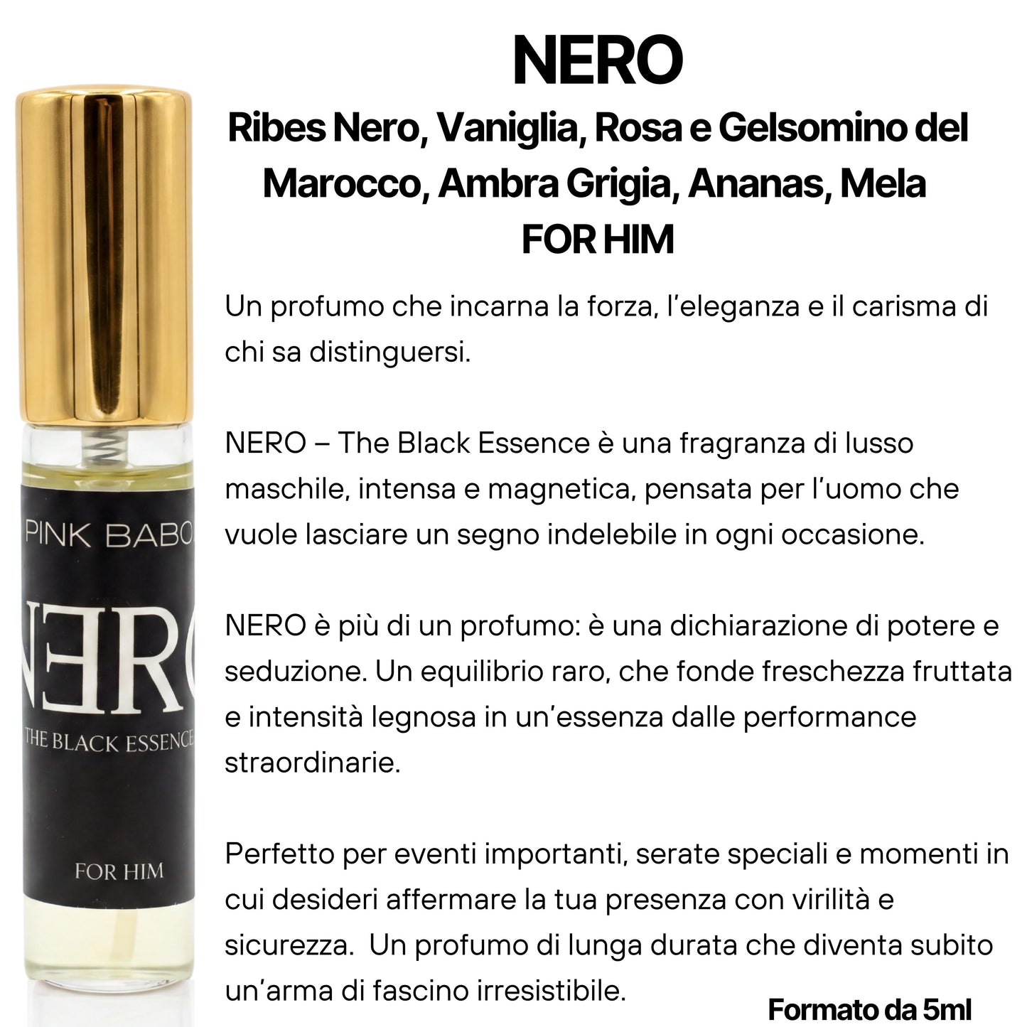 Parfum KIT Mini Size - Biancoveleno, Nero, Incanto di Bell, Rosaspina, Rossomare, Giardino di Jasmine, Pink Vanilla, Nectar Rose-Pink Babol