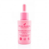 Booster Collagene con Acido ialuronico, Vitamina E ed Aloe Vera – Concentrato Elasticizzante, Idratante ed illuminante-Pink Babol