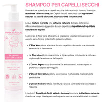 Kit Anticrespo - Shampoo Capelli Secchi + Conditioner Districante + Olio Finish Anticrespo-Pink Babol