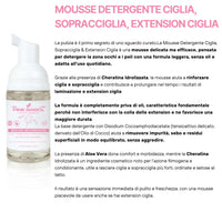 Kit Detersione PRO - Routine Completa di Pulizia Viso con Struccante in Crema + Gel detergente + Mousse Detergente Ciglia, Sopracciglia, Extension Ciglia-Pink Babol