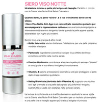 Kit Skincare Notte Anti-Age - Siero Viso Notte + Crema Viso Notte + Booster Retinolo-Pink Babol
