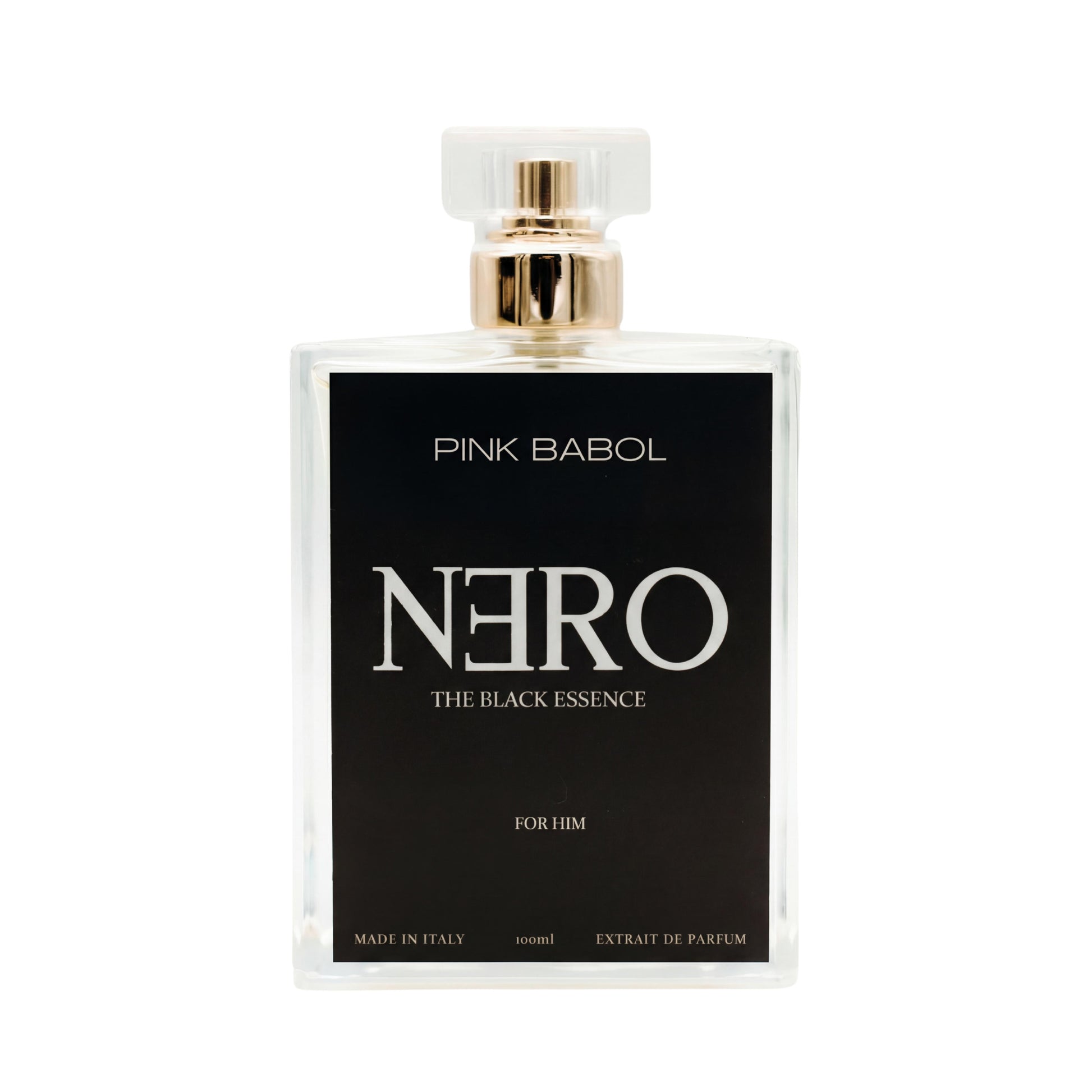 Nero Extrait De Parufm - Ribes Nero, Vaniglia, Rosa e Gelsomino del Marocco, Ambra Grigia, Ananas, Mela FOR HIM-Pink Babol