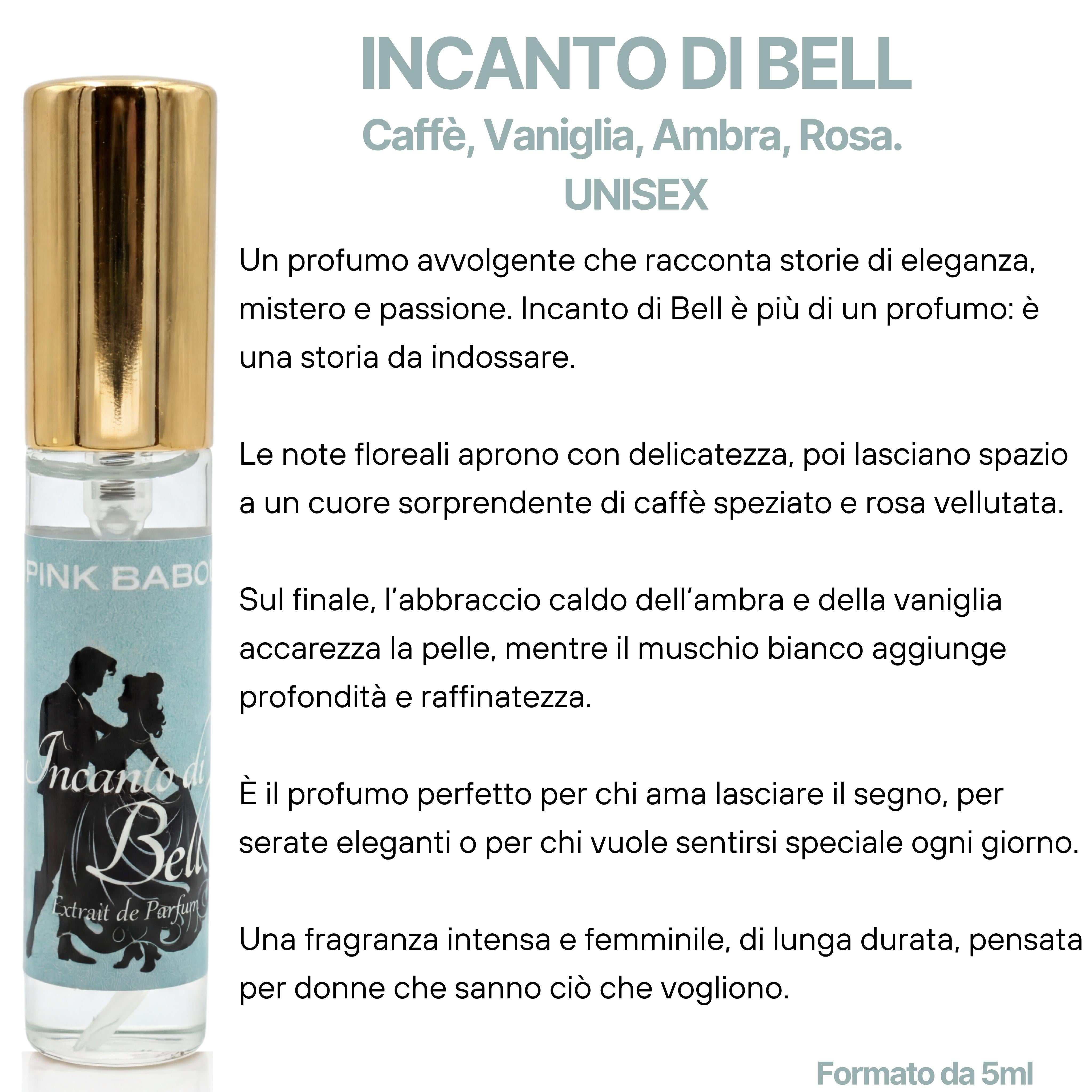 Parfum KIT Mini Size - Biancoveleno, Nero, Incanto di Bell, Rosaspina, Rossomare, Giardino di Jasmine, Pink Vanilla, Nectar Rose-Pink Babol