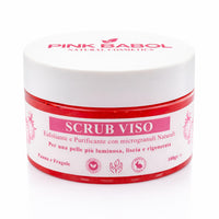 Scrub Viso Esfoliante e Purificante con microgranuli Naturali, Miele e Olio di Sesamo – Pelle Luminosa, Liscia e Rigenerata -Pink Babol
