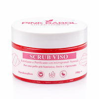 Scrub Viso Esfoliante e Purificante con microgranuli Naturali, Miele e Olio di Sesamo – Pelle Luminosa, Liscia e Rigenerata -Pink Babol