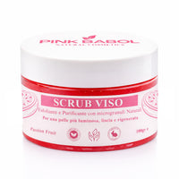 Scrub Viso Esfoliante e Purificante con microgranuli Naturali, Miele e Olio di Sesamo – Pelle Luminosa, Liscia e Rigenerata -Pink Babol